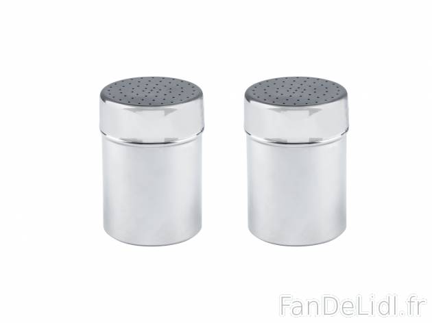 Accessoire de cuisine en acier inoxydable , le prix 2.49 € 
- Au choix : saupoudreuses ...