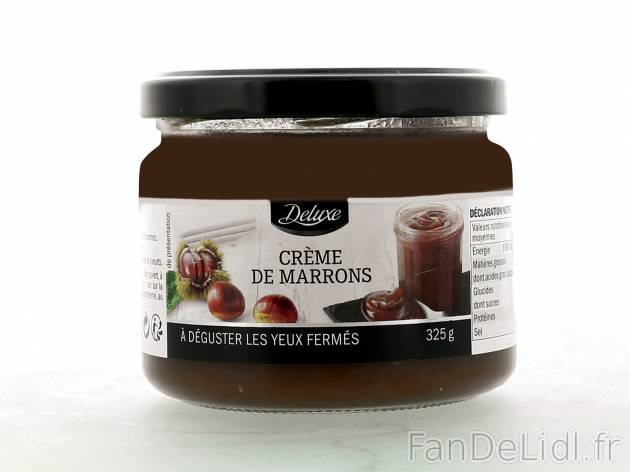 Crème de marrons , le prix 1.79 &#8364;