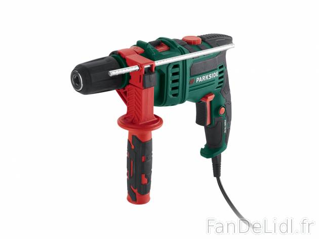 Perceuse à percussion Parkside, le prix 21.99 € 
- 750 W
- Max. 48 000 cp/min
- ...