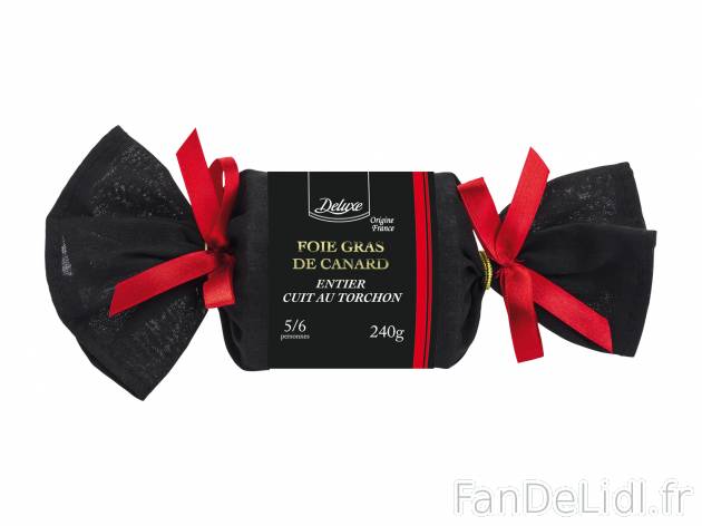 Foie gras de canard entier cuit au torchon , le prix 13.99 € 

Caractéristiques

- ...