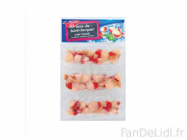 Noix de Saint-Jacques avec corail , le prix 7.39 € 

Caractéristiques

- ...