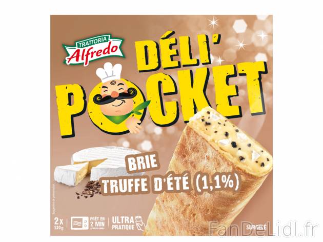 Déli pocket à la truffe , le prix 2.79 € 
- Inédit chez Lidl
- Au choix : ...