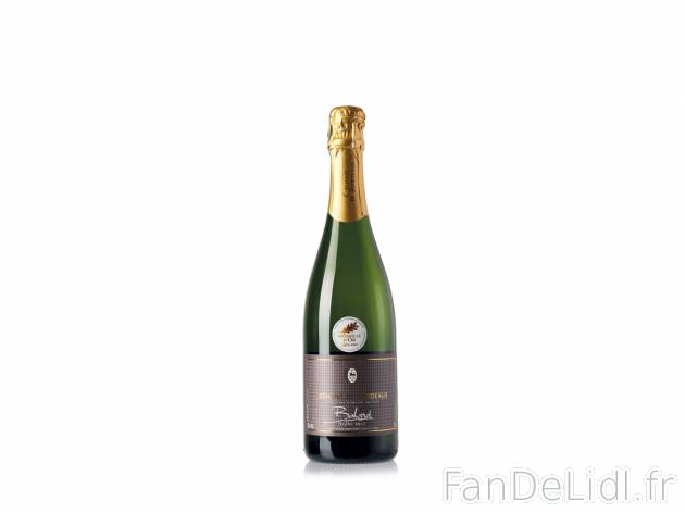 Crémant de Bordeaux brut blanc ou rosé Balard AOP chez , le prix 4.99 € 
- ...