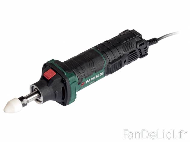 Meuleuse droite Parkside, le prix 21.99 € 
- 500 W 
ala dremel
- Vitesse réglable ...
