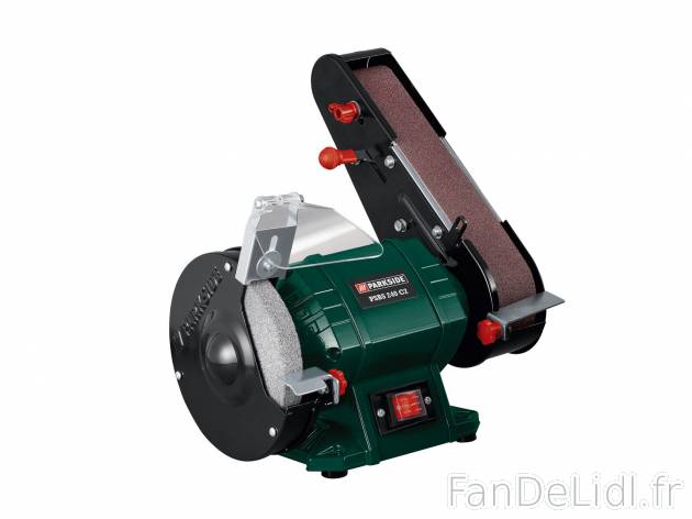 Ponceuse stationnaire à bande Parkside PSBS 240 C2 , le prix 37.99 € 
- Pour ...
