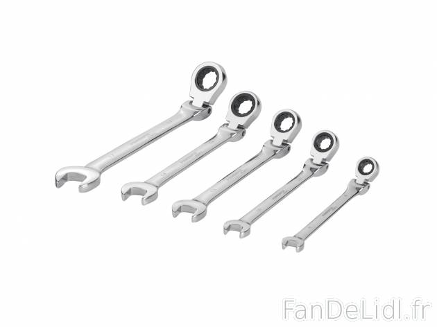 Set de clés mixtes Powerfix Profi, le prix 11.99 € 
- Set de 5
- Env. 8-10-13-14-17 ...