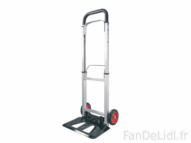 Diable en aluminium , le prix 21.99 € 
- Pliant pour un encombrement minimal
- ...