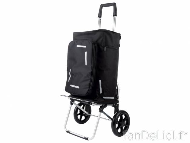 Chariot de courses , le prix 29.99 € 
- Env. 50 L
- Au choix : modèle 2 roues, ...