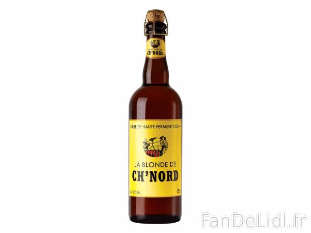 La blonde de Ch’Nord1 , prezzo 1.99 € per 75 cl 
-  7,2 % Vol.