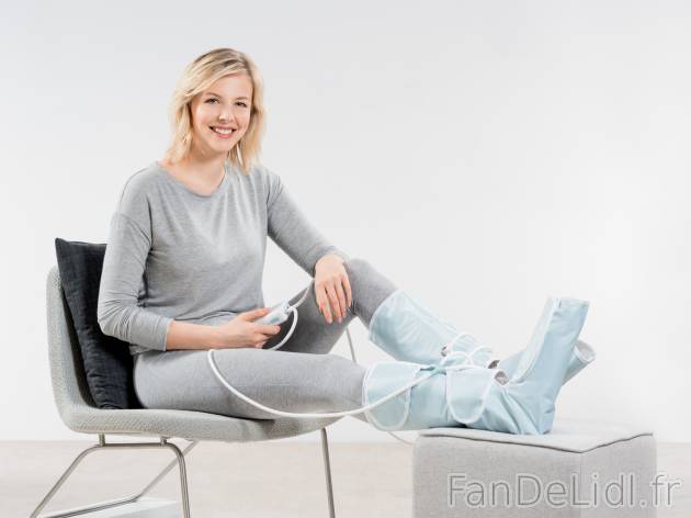 Bottes de pressothérapie Sanitas , le prix 49.99 € 
- Massage par compression ...