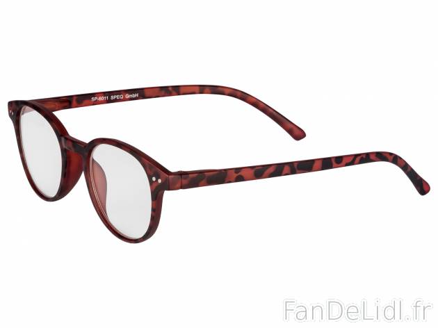 Lunettes de lecture avec étui Speq, le prix 2.49 € 
- Verres anti-rayures
- ...