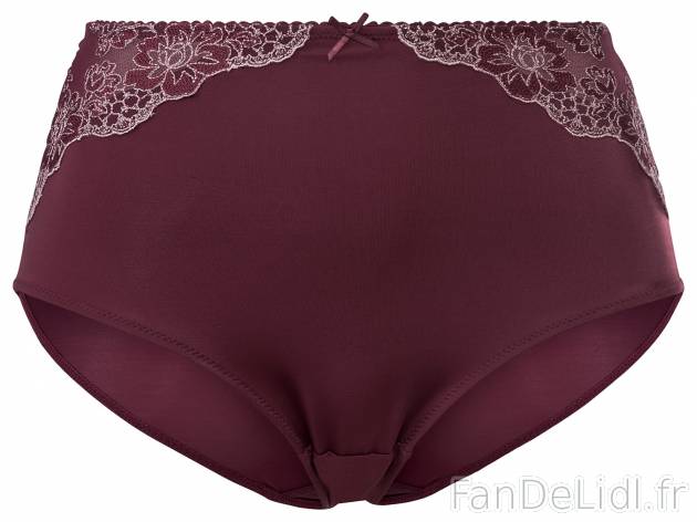 Culotte gainante Esmara Lingerie, le prix 3.99 € 
- Ex. extérieur/doublure devant ...