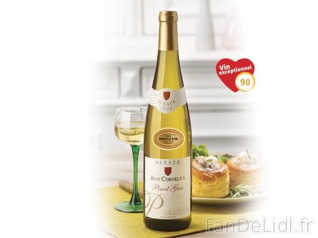 Alsace Pinot Gris Jean Cornélius 2014 AOC , prezzo 5.49 &#8364; 
- Temp&eacute;rature ...
