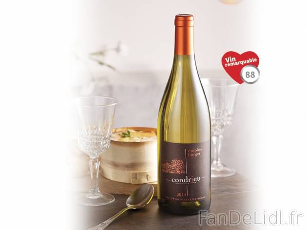 Condrieu Antoine Borget 2014 AOP , prezzo 19.95 &#8364; 
- Temp&eacute;rature ...