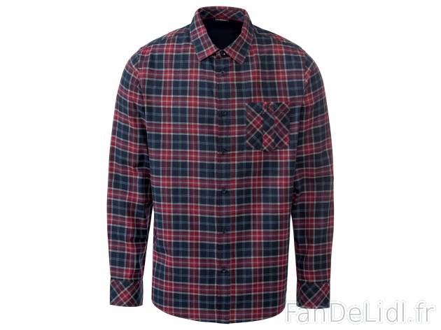 Chemise homme Livergy, le prix 8.99 € 
- Ex. 100 % coton
- 2 coloris au choix
Tailles ...