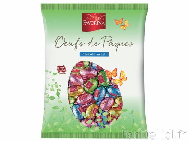 Mini œufs en chocolat au lait , prezzo 1.19 € per 200 g, 1 kg = 5,95 € EUR.