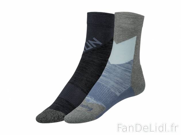 Chaussettes de running hiver , le prix 1.99 &#8364; 
- Ex. 67 % coton, 32 % ...