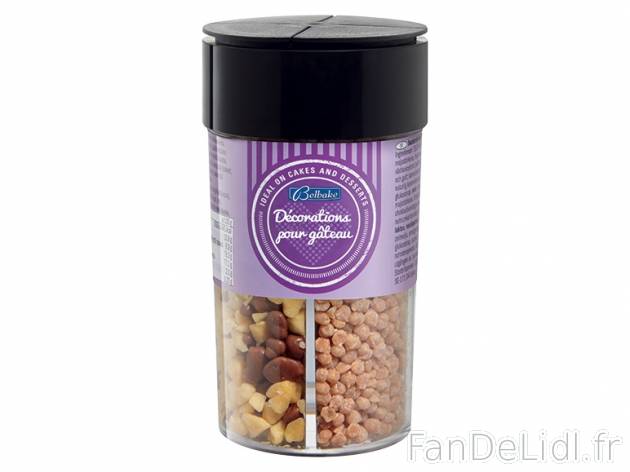 Décorations pour gâteaux , prezzo 2.29 € per 104/161 g au choix, 1 kg = 22,02 ...