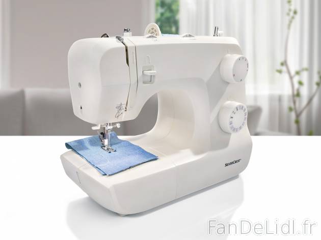 Machine à coudre Silvercrest , le prix 74.99 € 
- Pied-de-biche échangeable ...