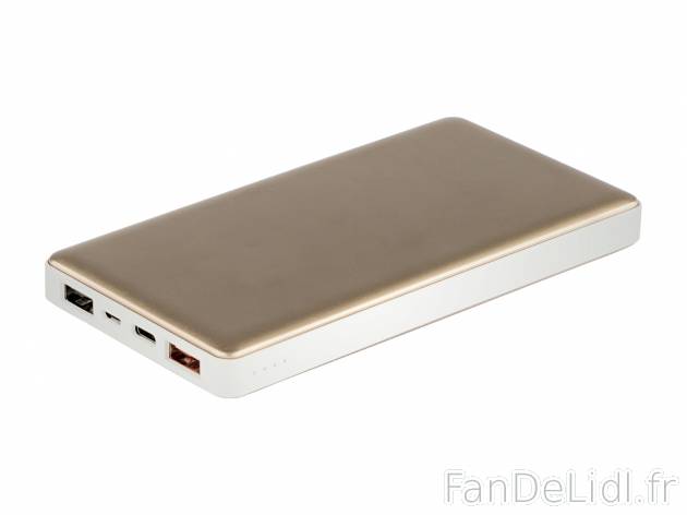 Batterie externe Powerbank , le prix 16.99 € 
- Câble de recharge USB (micro/type ...