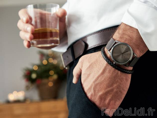 Parure montre et bracelet homme , le prix 9.99 € 
- Set de 2 : montre avec bracelet ...