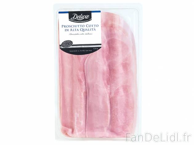 Prosciutto cotto di Alta Qualita , prezzo 2.19 € per 120 g, 1 kg = 18,25 € EUR.