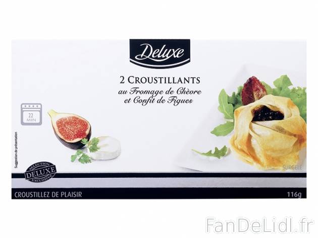 2 croustillants au fromage de chèvre et confit de figues , prezzo 2.59 € per ...