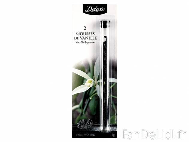 2 gousses de vanille Bourbon de Madagascar , prezzo 1.99 € per Le tube de 2 gousses ...