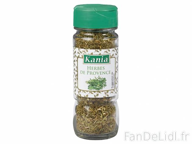 Herbes de Provence , prezzo 0.42 € per 20 g, 1 kg = 21,00 € EUR. 
- Toute l&apos;année ...