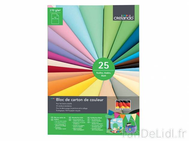 Bloc de papier ou de carton , prezzo 2.69 € per L&apos;unité au choix 
- ...