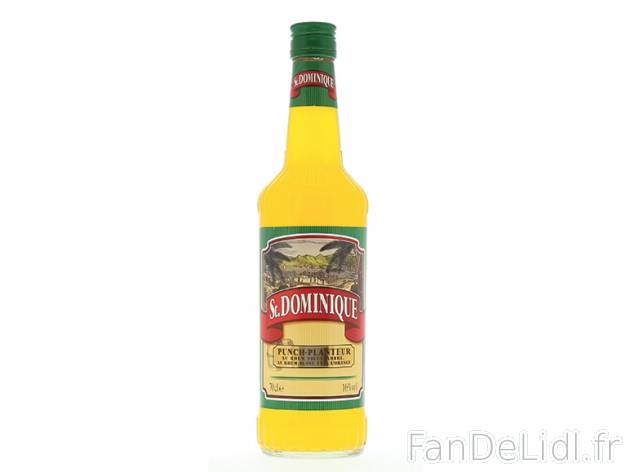 Punch planteur ou coco , prezzo 3.99 € per 70 cl au choix, 1 L = 5,70 € EUR. ...