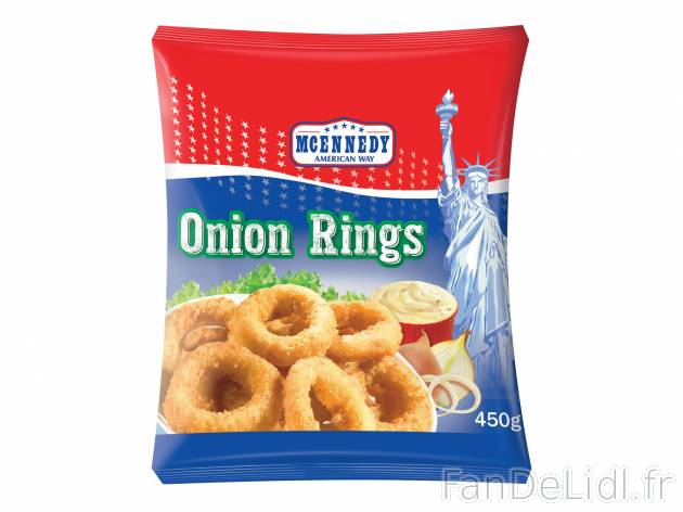 Beignets doignons , le prix 1.99 €  

Caractéristiques

- surgelées