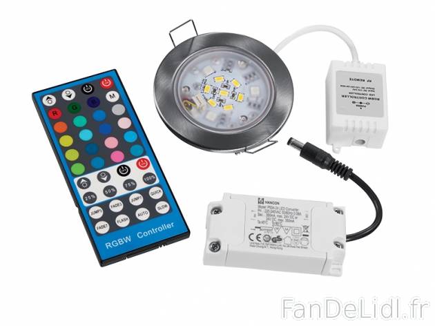 Spot encastrable à LED avec télécommande , prezzo 19.99 € per L&apos;unité ...