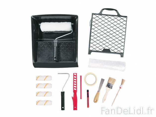 Matériel de peinture , prezzo 6.99 € per Le set 
- 17 pièces : 1 bac à peinture, ...