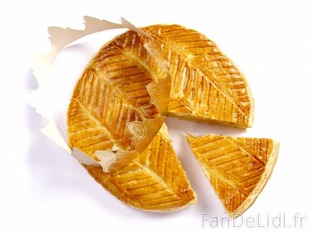 Galette des Rois frangipane , le prix 3.89 € 
- Pour 4 à 6 personnes
- Fève ...