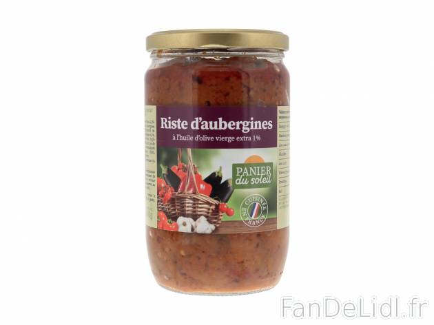 Riste d’aubergine , le prix 2.89 € 
- Fabrication Française
- À l’huile ...