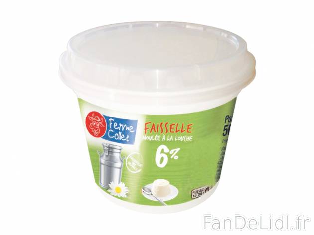Faisselle , le prix 1.29 € 
- 6 % de Mat. Gr. sur produit fini
Caractéristiques

- ...