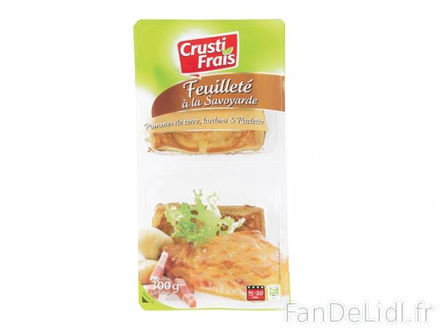 2 feuilletés , prezzo 1.89 € per 300 g au choix, 1 kg = 6,30 € EUR. 
- Au ...