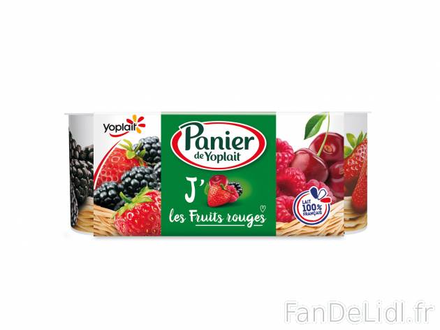 Panier de Yoplait , le prix 1.32 € 
- Le paquet de 6 x 130 g : 1,89 € (1 kg ...