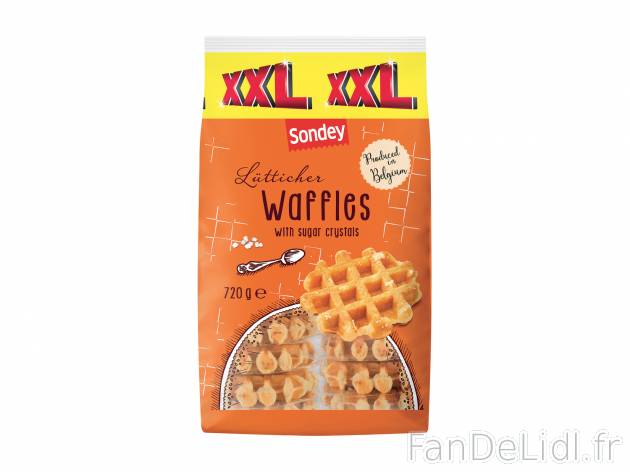 Gaufres XXL , le prix 2.29 €