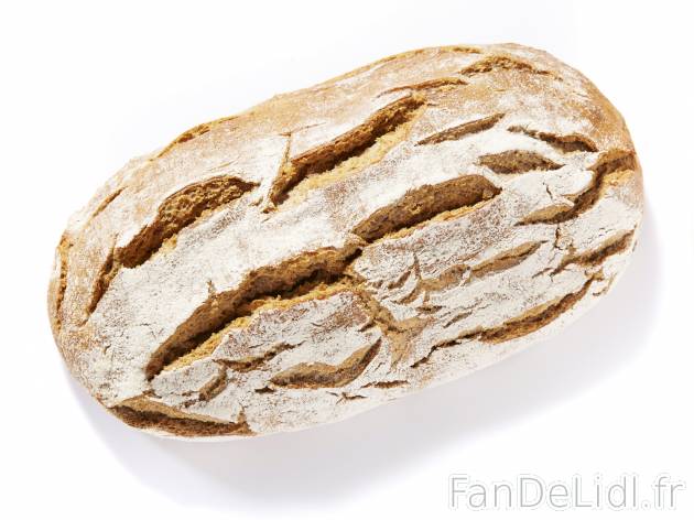 Pain de campagne , le prix 1.59 € 
- Dans les supermarchés disposant d’un ...