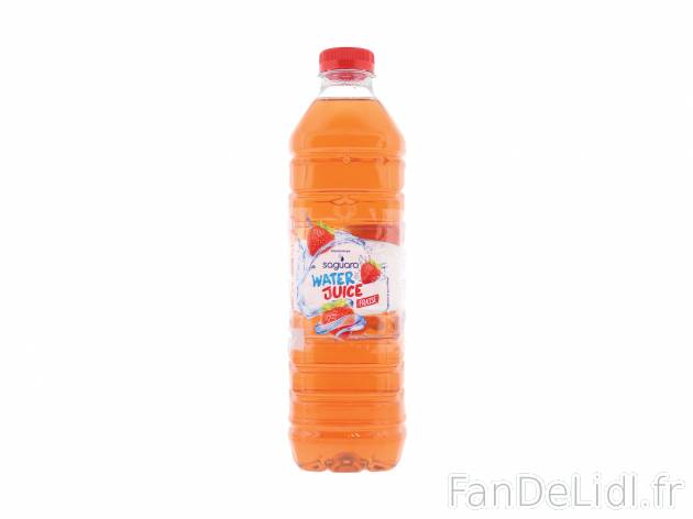 Saguaro Juicy , le prix 0.71 € 
- La bouteille de 1,5 L : 0,89 € (1 L = 0,59 ...