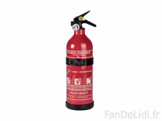 Extincteur avec manomètre , le prix 9.99 € 
- * Dont 2.16 € d&apos;éco-participation ...