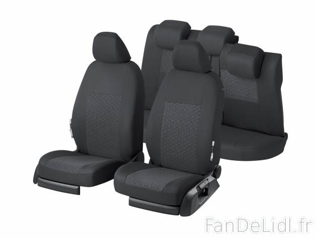 Housses de sièges auto , le prix 17.99 € 
- Pour 2 sièges avant , 1 banquette ...