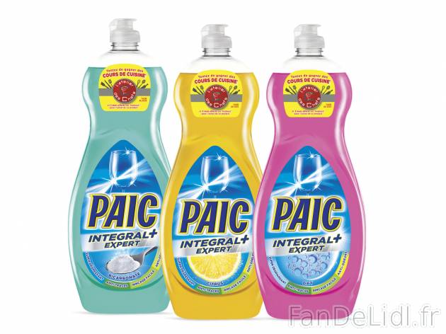 Paic Integral + , le prix 1.54 € 
- La bouteille de 750 ml : 2,05 € (1 L = ...