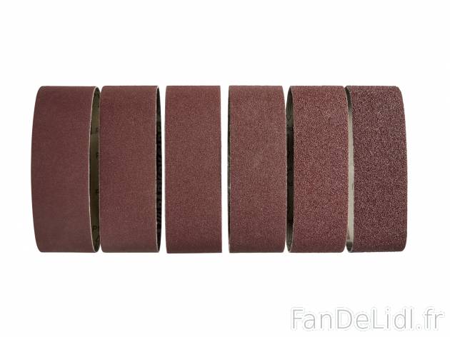 Feuilles abrasives pour ponceuse à bande , le prix 1.99 € 
- Pour le ponçage ...