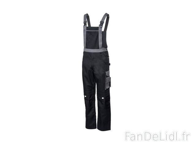 Salopette de travail , le prix 19.99 € 
- Ex. 65 % polyester et 35 % coton
- ...