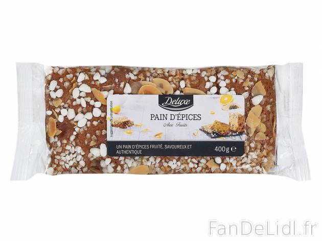 Pain dépices à lancienne aux fruits , le prix 2.29 €