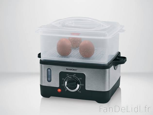 Cuiseur vapeur , le prix 22.99 € 
- Pour une cuisson sans ajout de matière grasse
- ...