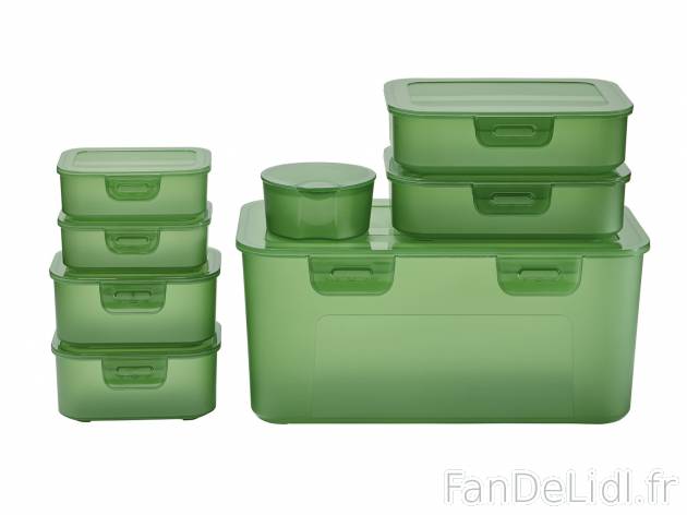 Boîtes de conservation , le prix 4.99 € 
- Set de 8
- Autre modèle disponible ...